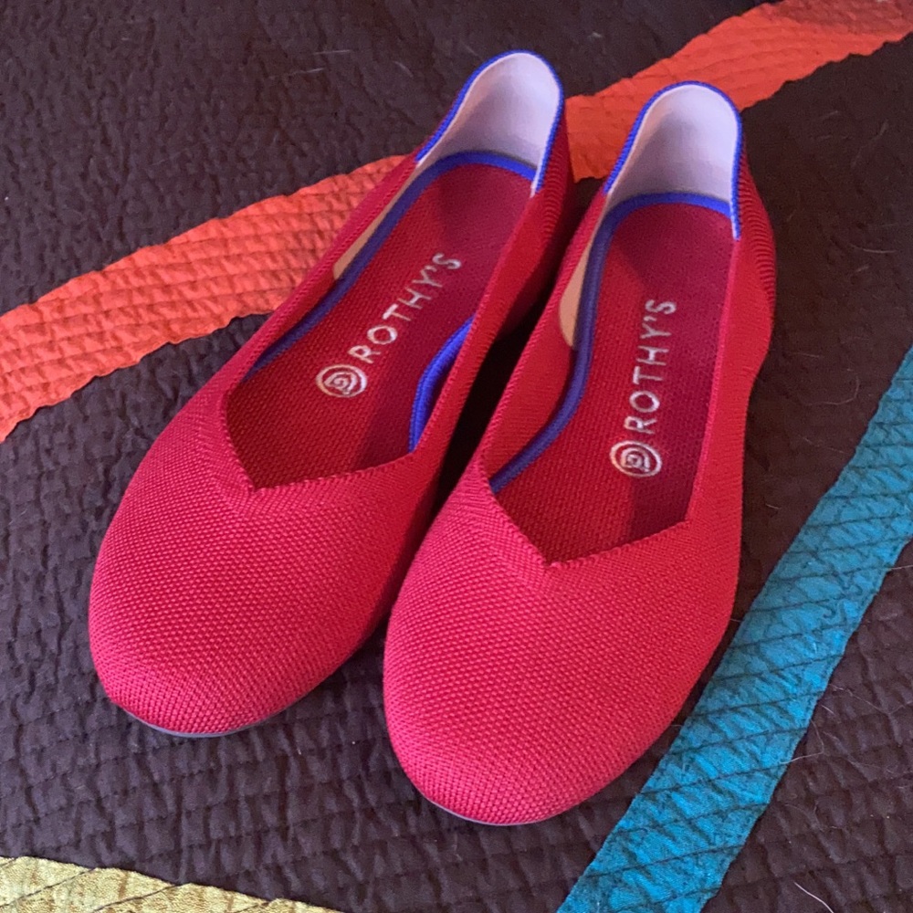 EEUC Rothy’s Scooter Red Flat - Size 8.5